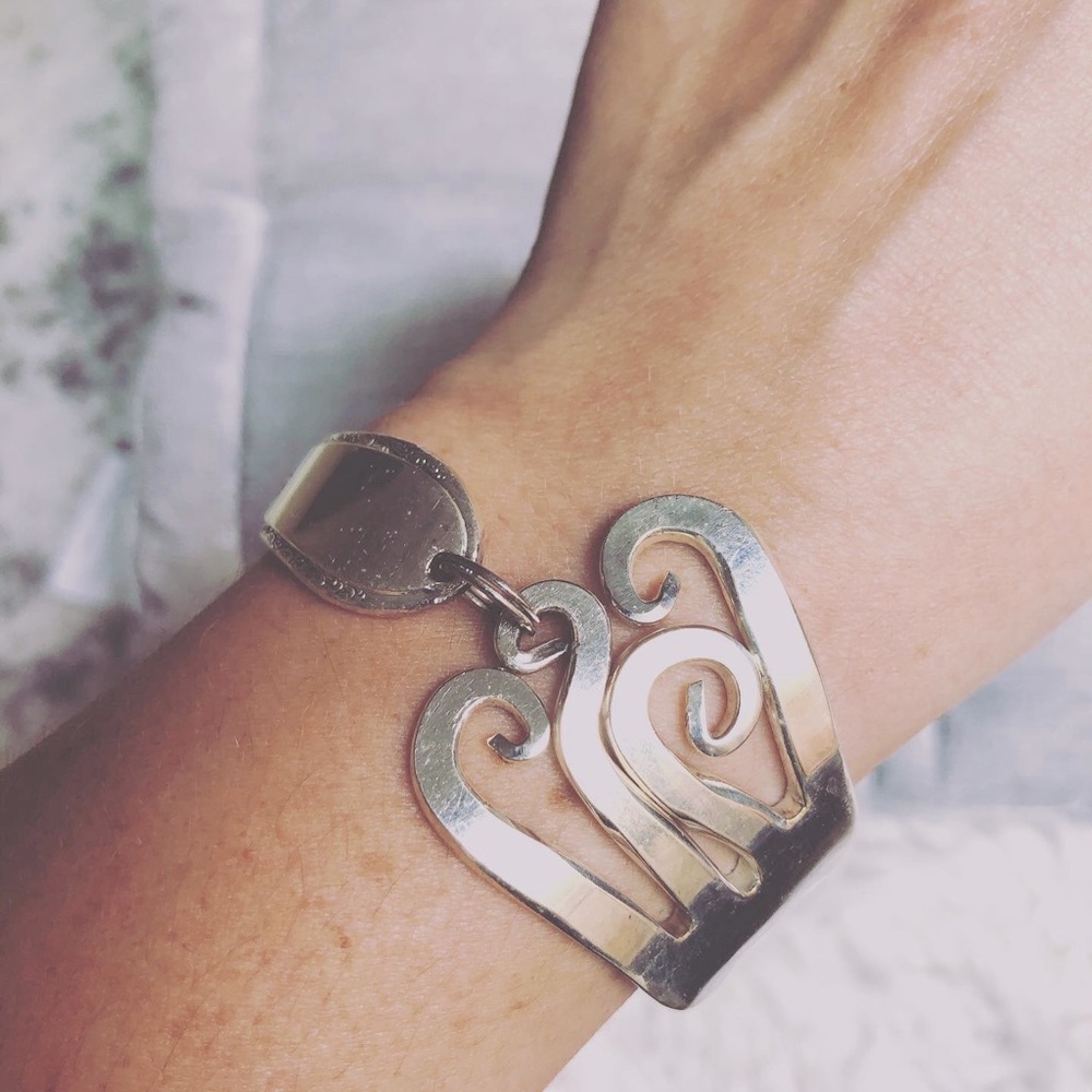 ❌SOLD❌Silver Cuff Bracelet | Fashioned Silverware